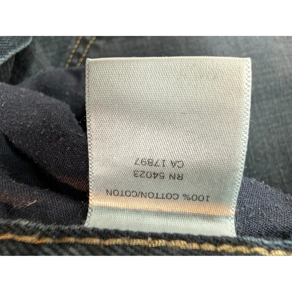 Banana Republic Men's‎ Straight Leg Dark Wash Denim Jeans Size 38/30 100% Cotton